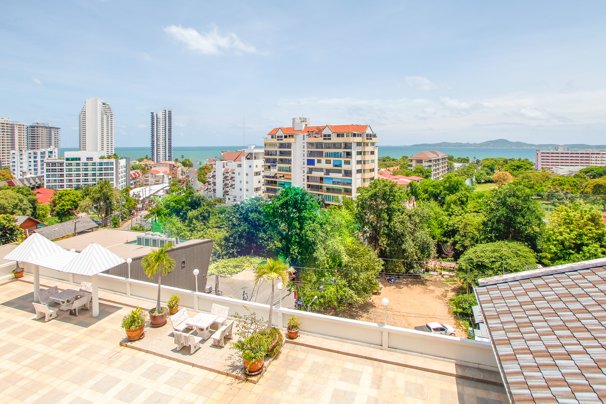 Sea view from Pratamnak Hill Pattaya